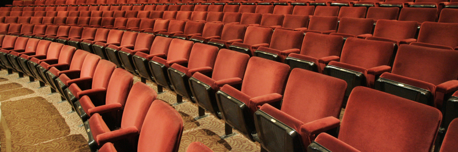 Weiss interior - red theatre seats